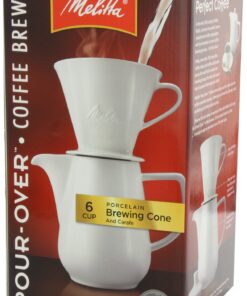 Melitta Gourmet Coffeemaker, Pack of 1, 36 ounces, Porcelain Carafe 14 81qASqvdErL