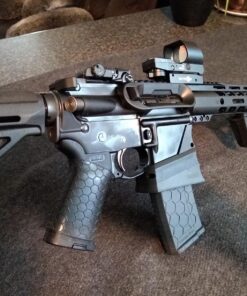 Covert Clutch Universal Tactical Grip Sleeve - The Original Hex Pattern Gun Grip - 100% Made in USA Tactical Matte Black 38 81qBcxzF4FL