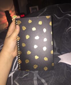 Blue Sky Ashley G for 2017-2018 Academic Year Weekly & Monthly Planner, Twin-Wire Bound, 5' x 8', Messy Dot Design 23 81qBeLYnKVL