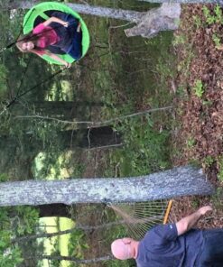 Swinging Monkey Products Giant 40" Saucer Tree Swing, 900D Oxford Fabric, Steel Frame, Simple Installation, Nest Swing (Green) 25 81qBhidg4kL