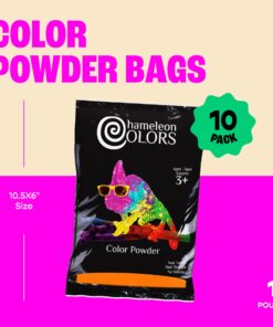 Alternative view of Chameleon Colors Color Powder, Multicolor Holi Color, 10 Pounds (1 Pound per Packet), Pack of 10