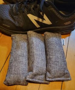 Marsheepy Natural Bamboo Charcoal Bags, Shoe Deodorizer and Odor Remover / Eliminatorr, 100% Smell Remover (60g X 6 PACK) Gray 25 81qENtDJ0pL