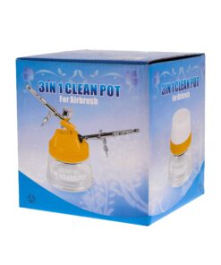 Master Airbrush 3-in-1 Cleaning Pot with Holder; Cleans and Holds Airbrush, Color Palette Lid 10 81qFkOUCqlL