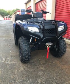 MotoAlliance UTV/ATV 3000lb Winch Kit - 1.1 HP 50 feet Black Synthetic Winch Rope for Off Road Trailer Towing - VIPER Midnight Waterproof Winch 3000 17 81qGXjEumdL