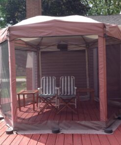 Coleman Back Home Screen Canopy Tent with Instant Setup, Outdoor Gazebo for Bug-Free Lounging, Shelter Fits Over Picnic Tables for Parties, Events, Tailgating, Picnics, & More 12 X 10 Ft 38 81qHbiWuJRL