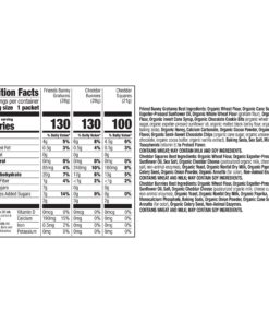 Annie's Homegrown Variety Organic Variety Pack, Cheddar Bunnies, Bunny Grahams & Cheddar Squares, 12 Pouches Crackers & Graham snacks 12 Piece Assortment 34 81qJIre43L