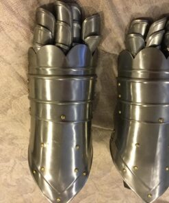 Metal Armour Hand Gloves Pair with Inviting Decor Appeal-(36302) halloween Gloves 32 81qKD66NpQL