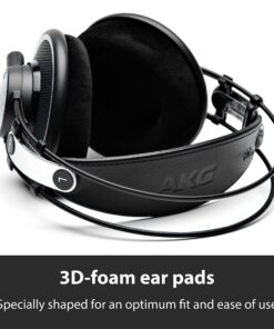 AKG Pro Audio K702 Over-Ear, Open-Back, Flat-Wire, Reference Studio Headphones,Black 22 81qKOLGPWVL