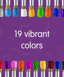 Colorations Tempera Paints, 16 fl oz, Set of 19 Colors, Non Toxic, Vibrant, bold, Kids Paint, Craft, Hobby, Arts & Crafts, Fun, Art Supplies 16 Fl Oz (Pack of 19) Tempera Paint Assorted Set 10 81qKY9WygrL