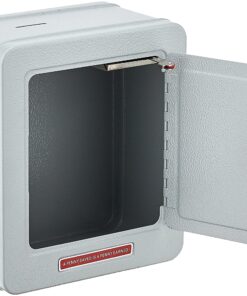 Schylling Brand Classic 9" Steel Safe Bank with Alarm - Retro Treasure Box with Combination Lock - Ages 5 to 10, Multi 8 81qKpuxTeL