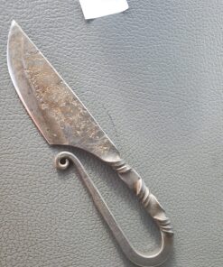 Toferner Medieval Celtic knife- black- Hand Forged Knife- Sports- Hand Made Genuine Leather Case- Hardened Blade - Vintage– Art Collection- Antiquity- Great Gift Idea 23 81qN5IIkUtL