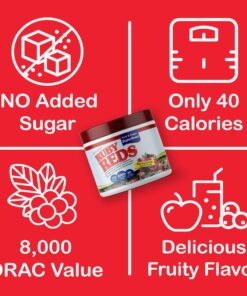 Ruby Reds | Delicious Reds Powder Fruit & Vegetable Supplement with Potent Vitamins, Minerals, Enzymes, Herbs, Nutrients and Probiotics for Overall Health 11 oz. (30 Servings) Ruby Reds 12 81qNDuFtnzL
