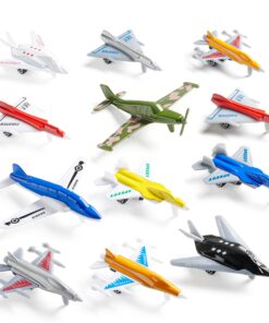 Toy Airplane Made of Metal and Plastic Set of 12 Military Planes and Jets. Airplane Toys for Keeping The Kids Creative. Toy Airplane for Boys Age 4-7 12 81qNSmspJ2L