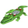 GoPong Giant Party Gator Floating Alligator with Cooler and Cup Holders, Over 6 ft Long