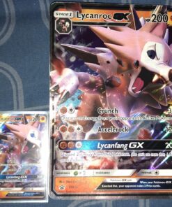 Pokemon TCG: 2017 Lycanroc Gx Box with 1 Foil Lycanroc Gx Card 18 81qPLXyTd7L