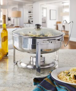 NUCU-Vollrath Home Food Chafer, 4-Quart, Polished Stainless Steel 26 81qQxyFRPIL