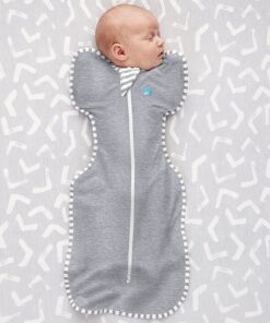 Love to Dream Swaddle UP, Baby Sleep Sack, Self-Soothing Swaddles for Newborns, Improves Sleep, Snug Fit Helps Calm Startle Reflex, New Born Essentials for Baby, 13-19 lbs, Gray Medium (13-19 lbs.) 32 81qRLT2Tr4L