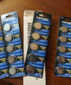 JUNPOWER CR2032 3V Lithium Battery (20pcs) 5 Count (Pack of 4) 23 81qS99PvuJL