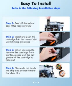 E-Z Ink Pro LC203 Compatible Ink Cartridges Replacement for Brother LC203XL LC201 LC201XL to use with MFC-J480DW MFC-J880DW MFC-J4420DW MFC-J680DW MFC-J885DW (Black, Cyan, Magenta, Yellow, 10 Pack) 18 81qT2Rk X3L