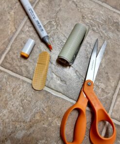 GEAR AID Tenacious Tape 3”x20” Fabric and Vinyl Gear Repair Tape, Quickly Fix Holes and Rips in Puffy Jackets, Rain and Snow Gear, Tents, Sleeping Bag and More, Off-White, 1 Pack 44 81qU48Zs1wL