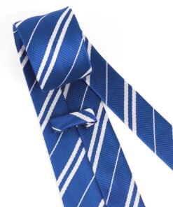 MISS FANTASY Halloween Cosplay Tie for Themed Party Costume Accessory Regular Length Classic Blue Necktie, Unisex Adult Cosplay, Tie Halloween Satin Toy Tie (M,58in) Blue-packed in Kraft Bag M, 58 inches length 23 81qUQTv2IpL