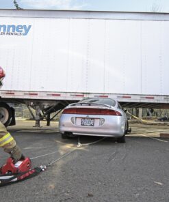 WARN 885030 PullzAll Cordless 24V DC Portable Electric Winch with Steel Cable and 1 Rechargeable Battery Pack: 1/2 Ton (1,000 lb) Lifting/Pulling Capacity, Red 12 81qUTAmQJjL