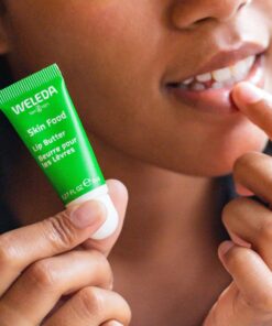 Weleda Skin Food Lip Butter, 0.27 Ounce, Plant Rich Moisturizing Lip Care with Sunflower Seed Oil, Chamomile and Calendula 0.27 Fl Oz (Pack of 1) 15 81qVzv3UHaL