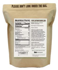 Anthony's Xanthan Gum, 1 lb, Batch Tested Gluten Free, Keto Friendly, Product of USA 1 Pound (Pack of 1) 16 81qWCmWHjL