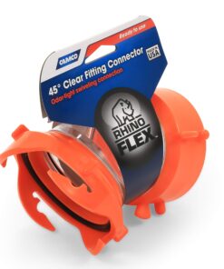 Camco RhinoFLEX Clear 45 Degree RV Sewer Hose Swivel Fitting- Allows You to See When Tank is Empty, Odor Protection; Durable and Secure Connection (39847) 23 81qWmUZKysL