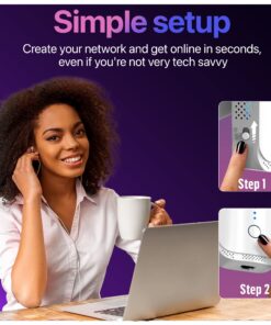 Macard WiFi Extender Booster - 2023 Release Up to 74% Faster - Broader Coverage Than Ever, Signal Booster for Home - with Ethernet Port, Made for USA 21 81qX6gR9xNL