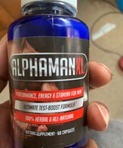 Nutrition Essentials AlphaMAN XL Male Pills | - Enlargement Booster Increases Energy, Mood & Endurance | Best Performance Supplement for Men - 1 Month Supply, 60 Capsules 32 81qXhBKRVNL