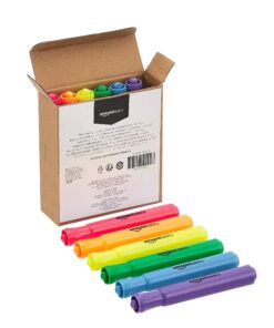 Amazon Basics Tank Style Highlighters - Chisel Tip, Assorted Colors, 12-Pack 17 81qZ8ZfzOkL