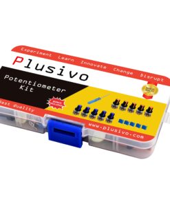 Potentiometer Kit 46 pcs B1K–B1M Ohm Linear Rotary Taper Potentiometer with WH148 Knobs, Multi-Turn Trimmer 3296 (1K-100K), Mini Screwdriver, Washers and Nuts, Potentiometer Kit from Plusivo 11 81qZUUld7rL