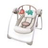 Ingenuity Soothe 'n Delight Compact Portable 6-Speed Plush Baby Swing with Music, Folds Easy, 0-9 Months 6-20 lbs (Cozy Kingdom) Cozy Kingdom 43 81qZUhwrQ2L