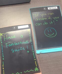 KOKODI Kids Toys 3 Pack LCD Writing Tablet, Colorful Toddler Drawing Pad Doodle Board Erasable, Educational Learning Toys Birthday Gifts for Boys Girls Age 3 4 5 6 7 8, Blue & Pink & Green 8.5 Inch 30 81qZlOglpAL