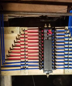 Viega 50243 1/2-Inch PureFlow Zero Lead Poly Alloy PEX Crimp Manabloc With 24 Ports - 15 Cold 9 Hot 30 81qa6SX3MCL