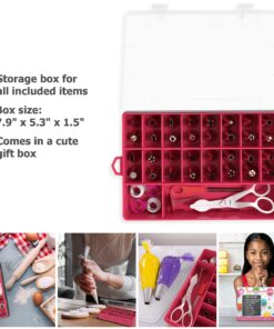 Cakebe Cupcake Decorating Kit 52 pcs Cake Decorating Kit and Cookie Decorating Kit Cake Decorating Set and Cookie Decorating Supplies with 32 Piping Tips 52 PCs Mint Cake Decorating Kit 21 81qaTGeI7aL