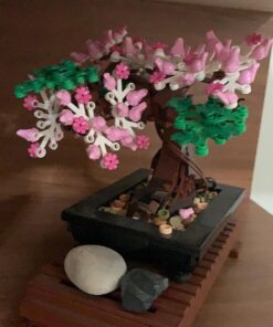 LEGO Icons Bonsai Tree Building Set 10281 - Featuring Cherry Blossom Flowers, DIY Plant Model for Adults, Creative Gift for Home Décor and Office Art, Botanical Collection Design Kit 32 81qaVpQfnNL