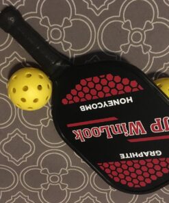 JP WinLook Premium Pickleball Paddles Set – Graphite Carbon Fiber/Fiberglass Rackets for Women & Men and Pickleball Balls for Indoor or Outdoor Play. Pickleball Set - Racquets, Pickleballs & Carry Bag USAPA Graphite Red / Red-2 Player Set 37 81qcNeUg sL 1