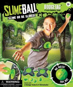 Diggin Slimeball Dodgetag Game Set. Slime Dodge-Balls & Target Tag Vests For Kids,Green 15 81qcaZzSxrL