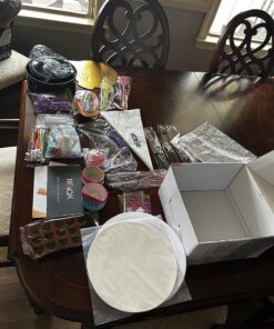 RFAQK 700PCs Cake Decorating Supplies Kit with Baking Supplies- Cake Decorating Tools with Springform Pans, Cake Leveler, Cake Turntable, Numbered Piping Tips, Icing Spatulas, Fondant Tools and More 26 81qd8PD5L6L