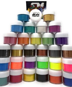 Stardust Micas Pigment Powder Cosmetic Grade Colorant for Makeup, Soap Making, Epoxy Resin, DIY Crafting Projects, Bright True Colors Stable Mica Batch Consistency (10 Gram Jar, Stardust Pearl) 10 Gram Jar 28 81qe8N3jw1L