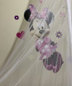 RoomMates RMK2008GM Minnie Bow-Tique Peel and Stick Giant Wall Decal , Pink Bow-Tique Giant 27 81qebW6jpaL