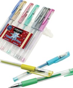 Alternative view of Sargent Art 10 Count Assorted Color Metallic Gel Pens, Non-toxic, Magical Ink Pens, Art Marker Pens For Drawing, Journaling, Doodling, Adult Colouring Books