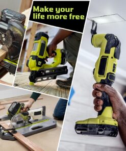 Masione 2Pack 6.5Ah Ryobi 18v Battery P108 Lithium Replacement for Ryobi P102 P103 P104 P105 P107 P108 P109 Cordless Power Tools 2PACK 6.5AH P108 Battery 13 81qfb4G2niL