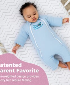 Baby Merlin's Magic Sleepsuit - 100% Cotton Baby Transition Swaddle - Baby Sleep Suit 6-9 Months Pink 21 81qgK 3dE2L 1