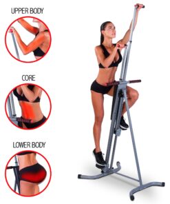 Alternative view of MaxiClimber Vertical Climber Combines Resistance Training and High-Intensity Cardio for a Full Body Workout. Free Coach-led Classes & Fitness App