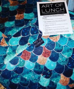 ARTOVIDA Artists Collective Reusable Lunch Baggies | Snack and Sandwich Bags with Zipper - Improved Dual Layer Design by Monika Strigel (Germany) "Really Mermaid" Monika Strigel - Really Mermaid 17 81qjNIV zZL