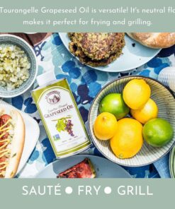 La Tourangelle, Expeller-Pressed Grapeseed Oil, High Heat Neutral Cooking Oil, Cast Iron Seasoning, Also Great for Skin, Hair, and DIY Beauty Recipes, 16.9 fl oz 28 81qkyPTQmsL 1