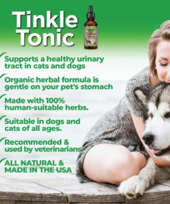 Alternative view of Animal Essentials Tinkle Tonic Herbal Formula for Healthy Urinary Tract in Dogs & Cats (Various Sizes) - Made in The USA (2 fl oz)
